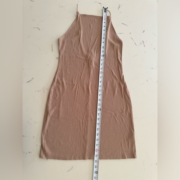 H&M Tan Ribbed Mini Dress - Picture 5 of 7